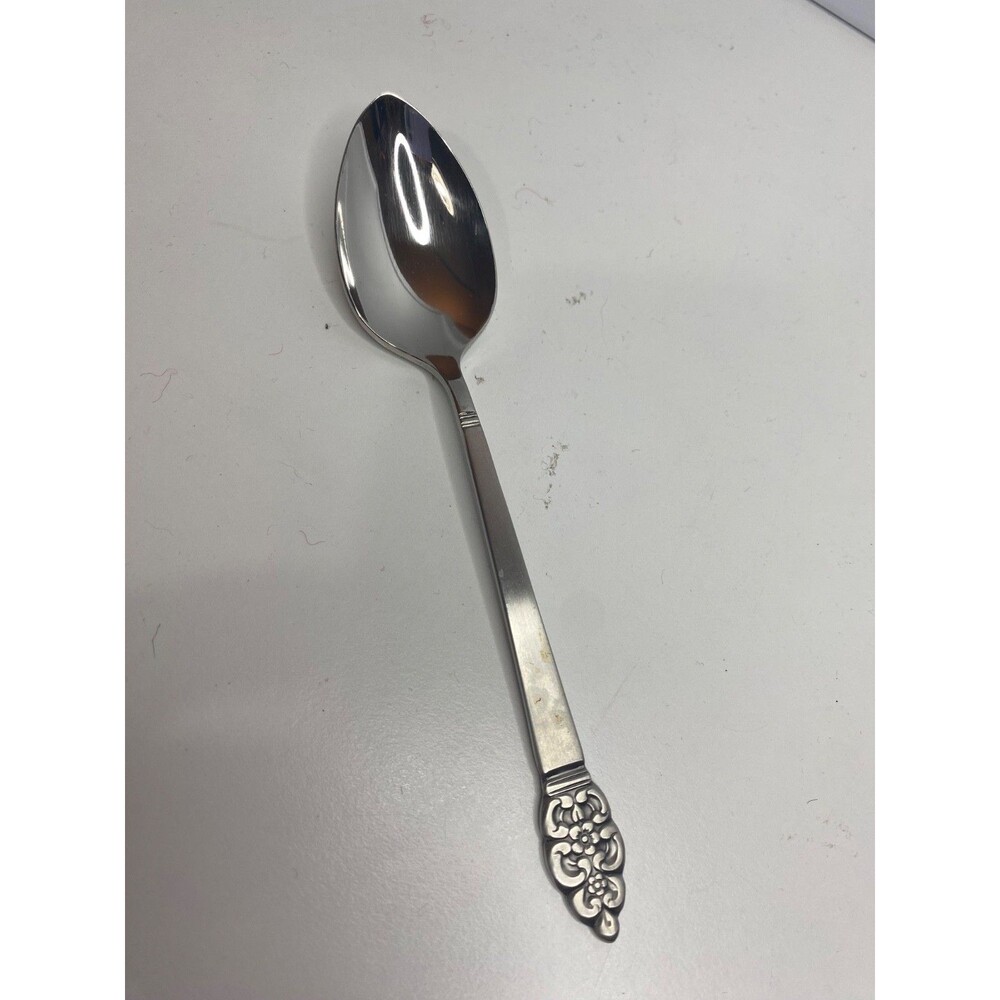 1 Oneida NORDIC CROWN Teaspoon Satin Handle Stainless Flatware